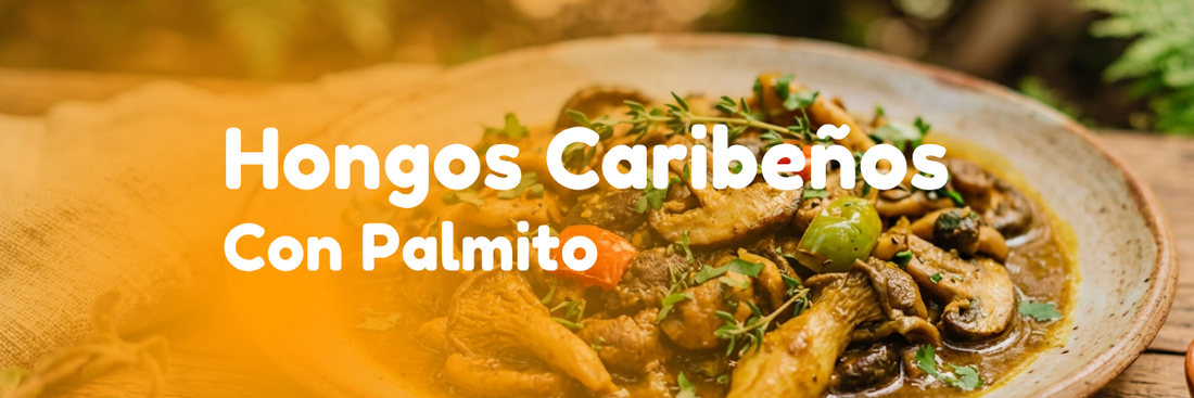 Receta de Hongos Caribeños con Palmito