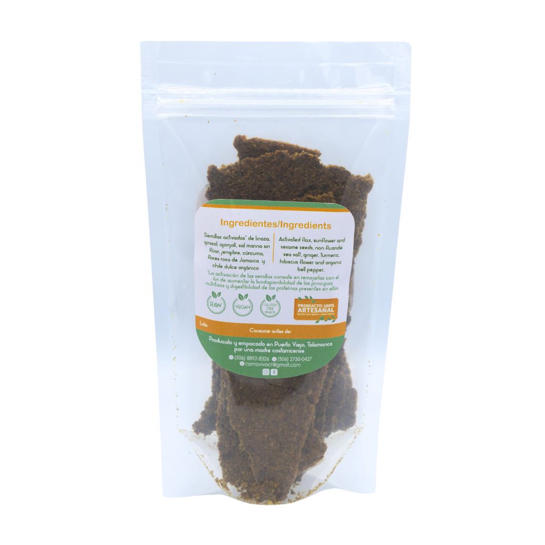 Chips de Linaza - Chile Dulce