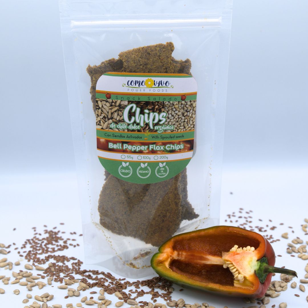 Chips de Linaza - Chile Dulce